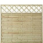 Bergen Terrassehegn 180x165 cm Trykimprægneret