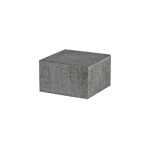 Beton Trappetrin Sort/Antracit Lige kant 30x30x18 cm