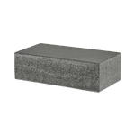 Beton Trappetrin Sort/Antracit Lige kant 60x30x18 cm