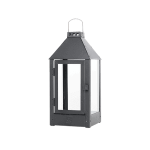 Sort Lanterne "Midi" 19x19x42,5 cm