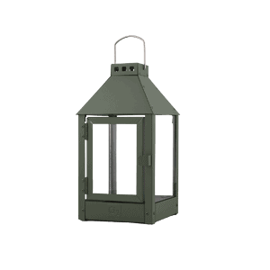 Grøn Lanterne "Mini" 17x17x33,5 cm