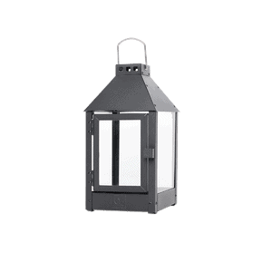 Sort Lanterne "Mini" 17x17x33,5 cm