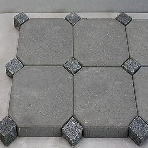 Squareline 40x40x6 cm Grå