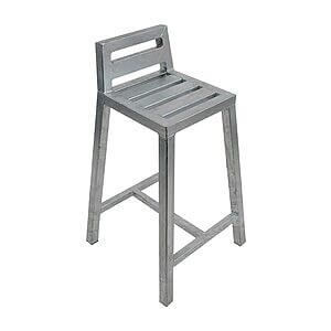 Galvaniseret barstol 50x50x88 cm