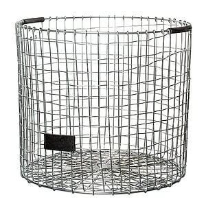 Stål trådkurv rund Ø46x41 cm