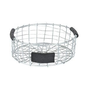 Stål trådkurv rund Ø26x9,5 cm