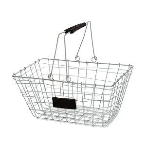 Stål trådkurv firkantet 30x45x20 cm