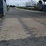 SF-Sten 8 cm Sort / Antracit Håndsten