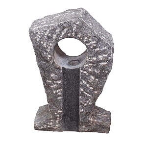 Vandsten "Skæv 4-kant" 45 cm - komplet sæt