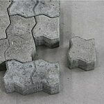 SF-Coloc 8 cm Grå 1/2 Randsten