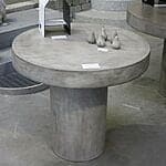 Fiberbeton spisebord ”Klint” Ø90x76 cm