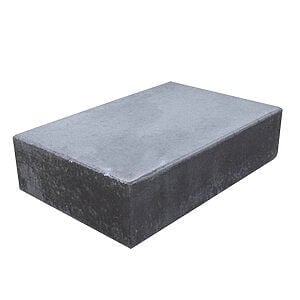 Trappetrin 60x40x15 cm Sort/Antracit Lige kant