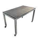 Galvaniseret bord 70x130x75 cm