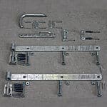 Beslag til dør bolte og håndtag m.m.