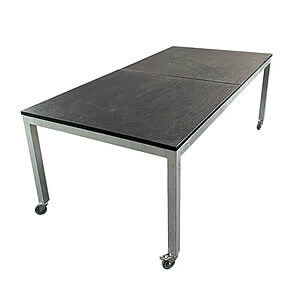 Galvaniseret bord 80x160x75 cm