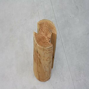 Lærke træstolpe H Ø14x300 cm