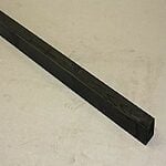 Sort træstolpe 9,5x9,5 cm