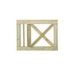 Slot Enkeltlåge 100x75 cm Trykimprægneret inkl. beslag