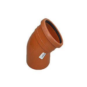 PVC bøjning 45 Gr. / ø 110 mm