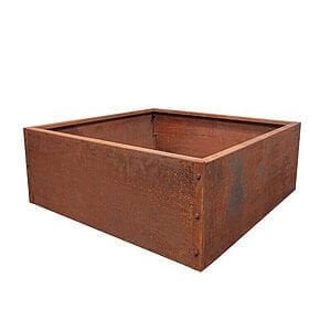 Torino Plantekasse rust 80x80x30 Cortenstål