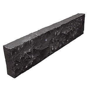 Granit kantsten 7x20x100 cm Sort Basalt Vietnam