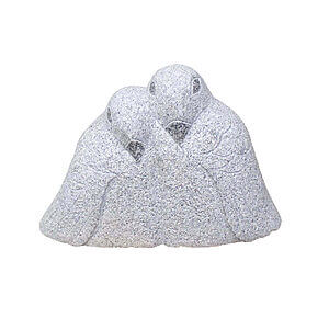 Turtelduer lysegrå 20 cm.