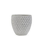 Urtepotte "Drop" 11x11 cm Grå