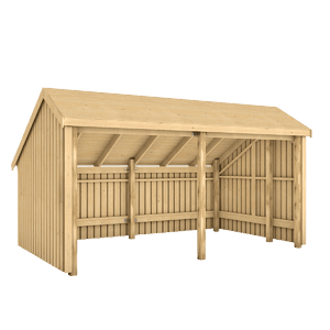 Multi Havehus 10,5 m² - 2 moduler åben