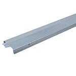 Galvaniseret afdækningsprofil til klinkehegn og bræddehegn 250 cm