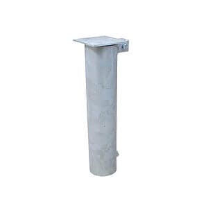 Galvaniseret rør Ø8 cm med dæksel 10x10x40cm