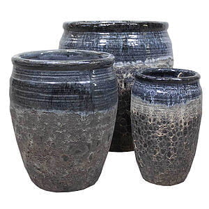 Aldo krukke sort D24/34/44xH35/40/50 cm