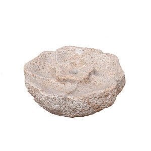 Vandsten "Blomst" 35x35x10 cm Gul/rød - komplet sæt