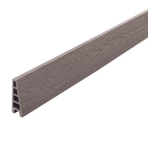Klinkeprofil bræt Moseeg / brun 4,5x10x189 cm - bræt