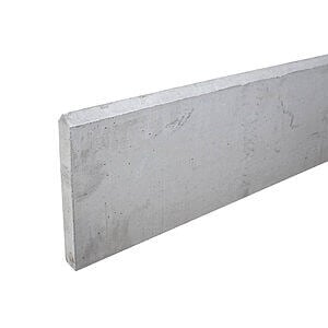 Betonbundplade Grå 4x30x180 cm