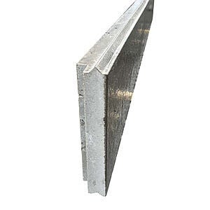 Betonbundplade Grå 6x30x189 cm