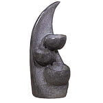 Vandsten "Cairo" med pumpe, vandbeholder og lys 43x29x93 cm