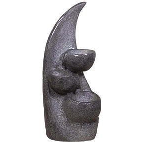 Vandsten "Cairo" med pumpe, vandbeholder og lys 43x29x93 cm