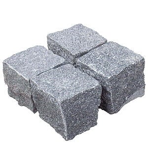 Granit chaussesten 9x9x8-10 cm Mørkegrå G654Q