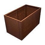 Højbed 105x60x60 cm Cortenstål