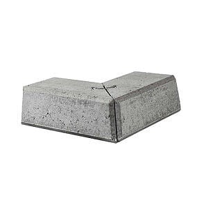 Danblokke 51,3x51,3x17 cm Grå Hjørner Type 3