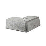 Danblokke 45,3x45,3x17 cm Grå Hjørner Type 5