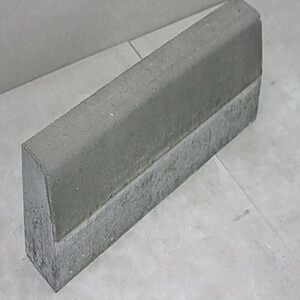 Fortovskantsten 12/15x30x100 cm Grå lige