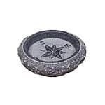 Fuglebad kompas Ø35 cm Mørkegrå