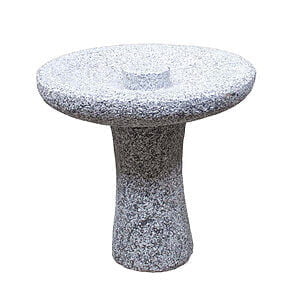 Fuglebad på sokkel med Ø35x30 cm