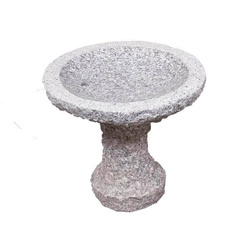 fuglebad poleret lysgraa 1