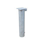 Galvaniseret rør Ø7 cm med dæksel 9x9x40cm