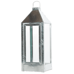 Galvaniseret Lanterne "Maxi" 22,5x22,5x60 cm