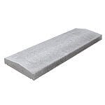 Murafdækning Glat 38x99x5/7 cm Grå