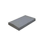 Murafdækning Glat Ende 30x49x5/7 cm Sort / Antracit