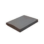 Murafdækning Glat Ende 50x49x5/7 cm Sort / Antracit